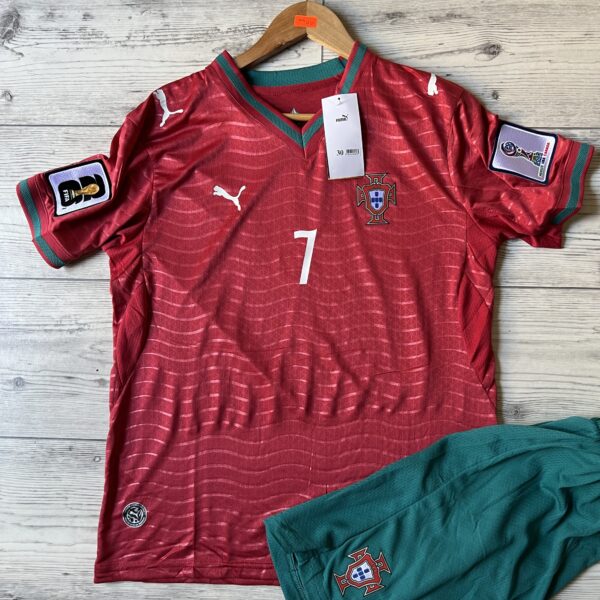 Coup du monde 2026 ronaldo 7🐐+ patche 🧵  men 12 ans hata 18 ans 🇵🇹 ( jihet note de commande hotelna la3mor)